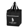 Non-Woven Wave Design Kooler Lunch Bag Onyx