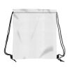 16" W X 18" H Polyester Drawstring Backpack White | No Imprint | not available | not available