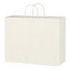 Kraft Paper White Shopping Bag - 16" x 12-1/2" White | No Imprint | not available | not available