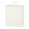 Kraft Paper White Shopping Bag - 16" x 19" White | No Imprint | not available | not available