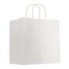 Kraft Paper White Shopping Bag - 10" x 10" White | No Imprint | not available | not available