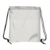 16" W X 18" H Canvas Drawstring Backpack White | No Imprint | not available | not available