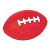 Football Shape Stress Reliever Red | No Imprint | not available | not available