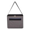 Brighton Heathered Kooler Bag Standard | Gray/Royal Blue | No Imprint | not available | not available