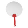 Plastic Hand Fan Red | No Imprint | not available | not available