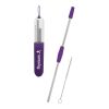 2-Piece Stainless Steel Straw Kit Purple | No Imprint | not available | not available