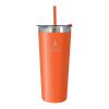 24 Oz. Colma Basics Tumbler Orange | No Imprint