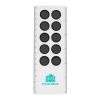 6" Push Pop Stress Reliever Ruler White/Black | No Imprint | not available | not available