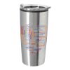 20 Oz. Elate Himalayan Tumbler With Stuffer And Custom Box Silver | No Imprint | not available | not available