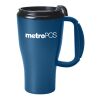 16 Oz. Omega Mug With Slider Lid Matte Blue