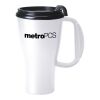 16 Oz. Omega Mug With Slider Lid White | No Imprint | not available | not available