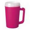22 Oz. Thermo Insulated Mug Rasberry | No Imprint | not available | not available