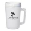 22 Oz. Thermo Insulated Mug White Lid | No Imprint | not available | not available