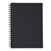 RUBBERY SPIRAL NOTEBOOK Black | No Imprint | not available | not available