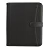 Pebble Grain Zippered Portfolio With Calculator Black | No Imprint | not available | not available