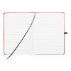 Book Club rPET Felt Notebook Red