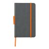 5" x 8" Pemberly Notebook Gray with Light Blue