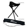 Folding Tripod Stool With Carrying Bag Black | No Imprint | not available | not available