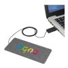 Ultra Thin Fabric Wireless Charging Pad Gray | No Imprint | not available | not available