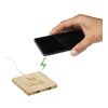 Bamboo Wireless Charging Pad with Dual Outputs Standard | Natural | No Imprint | not available | not available