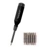 MegaPro 15-In-1 Multi-Bit Screwdriver Black with Red | No Imprint | not available | not available