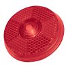Round Blinking Light With Back Clip Red | No Imprint | not available
