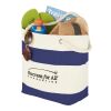 Capri Stripes 12oz Cotton Canvas Shopper Tote Navy | No Imprint | not available | not available