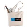 Zippered 12oz Cotton Canvas Shopper Tote Natural | No Imprint | not available | not available
