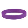 Single Color Silicone Bracelet Purple