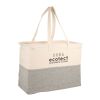 Recycled Cotton Utility Tote Natural-Gray | No Imprint | not available | not available