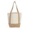 Small Recycled 8oz Cotton Tote Tan