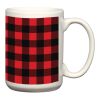 15 Oz. Northwoods Mug Red with Black | No Imprint | not available | not available