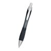 Rio Ballpoint Pen With Contoured Rubber Grip Translucent Charcoal-Translucent Black | No Imprint | not available | not available
