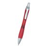 Rio Gel Pen With Contoured Rubber Grip Transparent Red | No Imprint | not available | not available