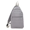 Recycled Puffer Sling Backpack Gray | No Imprint | not available | not available