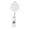 Round Badge Holder White | No Imprint | not available