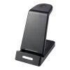 TriCharged 3-in-1 15W Wireless Charging Stand Black | No Imprint | not available | not available