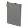 6" x 8.5" Bari Notebook with Pen Gray | No Imprint | not available | not available