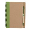 5" x 7" Eco Spiral Notebook with Pen Green | No Imprint | not available | not available