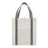 Neptune Recycled Non-Woven Grocery Tote Gray