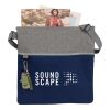 Double Heather RPET Crossbody Tote Standard | Navy Blue-Gray | No Imprint | not available | not available