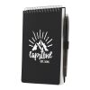 5” x 7” Mineral Stone Field Reporter Notebook w/Pe Black | No Imprint | not available | not available