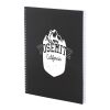 8.5" x 11 FSC Mix Remark 1-subject Notebook Black