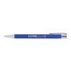 Maxi Recycled Aluminum Soft Touch Gel Pen Blue