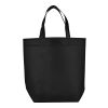 Challenger Non-Woven Shopper Tote Black | No Imprint | not available | not available