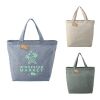 Recycled 5oz Cotton Twill Grocery Tote Blue | No Imprint | not available | not available