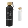 Ryze 22oz Aluminum Sports Bottle w/ Bamboo lid Black | No Imprint | not available | not available