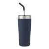 Faye 20oz Vacuum Tumbler w/ SS Straw Navy | No Imprint | not available | not available