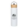 Billy 26oz ECO Aluminum Bottle w/ FSC Bamboo Lid White | No Imprint | not available | not available