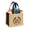 Mini Jute Gift Tote Black | No Imprint | not available | not available